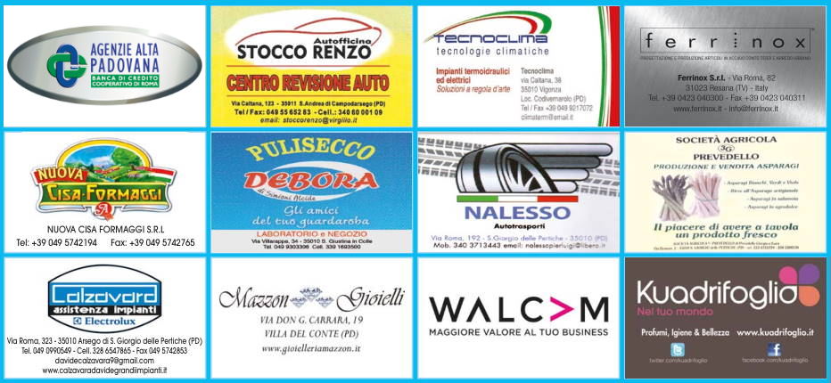 Sponsor Marcia sul graticolato romano