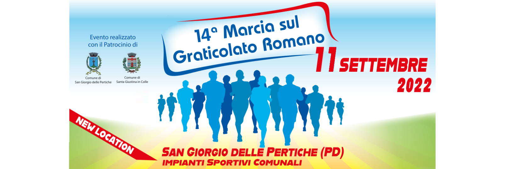 Logo Marcia sul graticolato romano