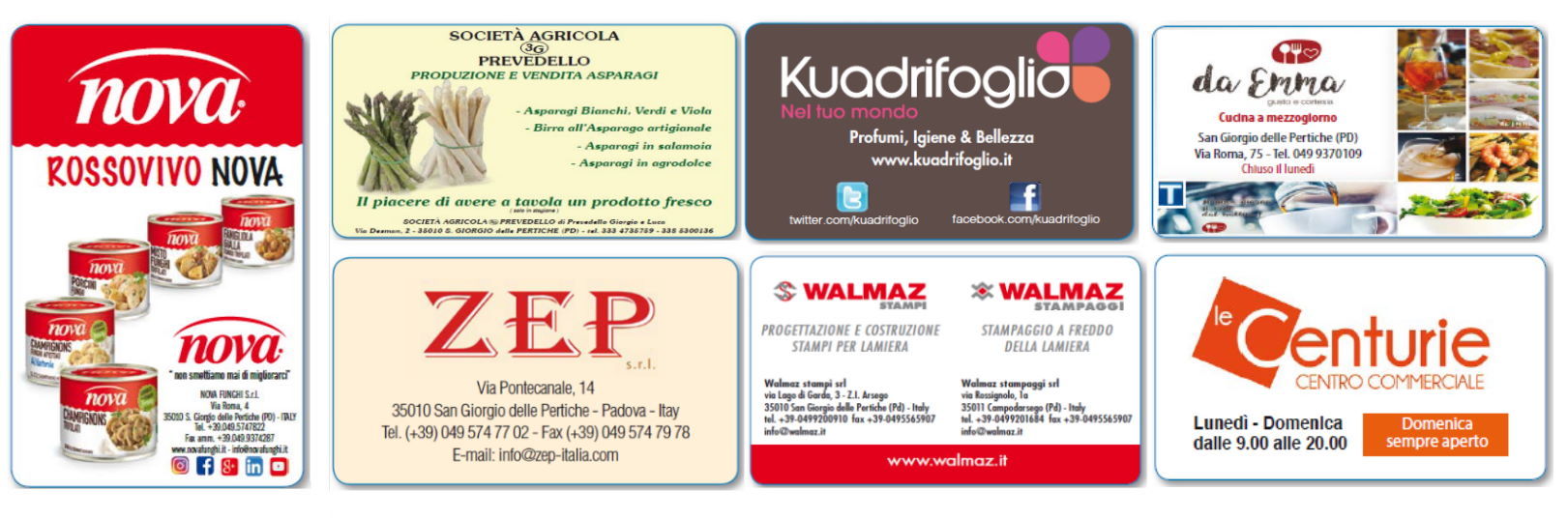 Sponsor prima edizione rizzatocalzature running